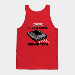 Certified Video Game Repair Tech Tank Top